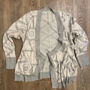 Maurices Tribal Print Cardigan